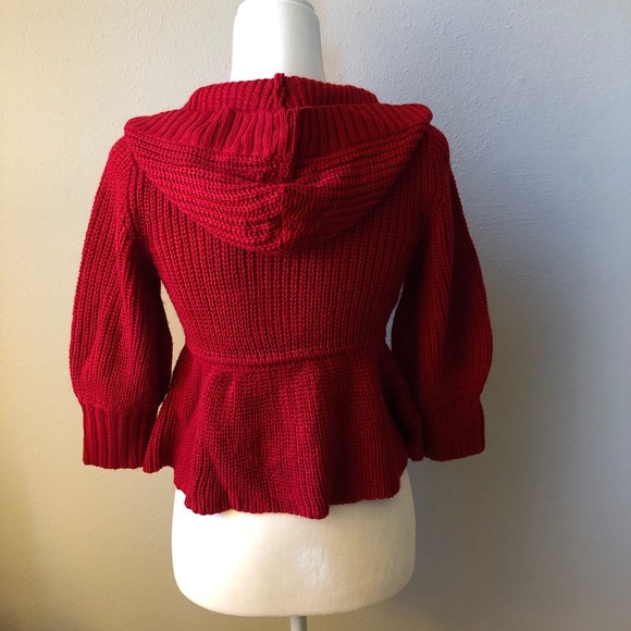 Hoodie peplum sweater - Picture 4 of 7